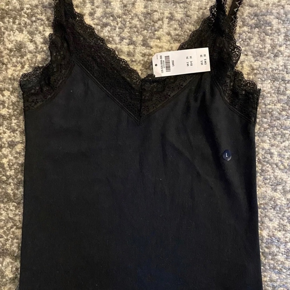 Abercrombie & Fitch Lace Detail Tank